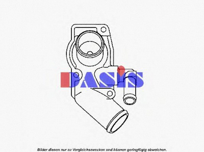 AKS DASIS 751914n -  Термостат, охлаждающая жидкость
